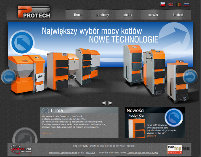 Strony www: www.protech-wkg.pl.